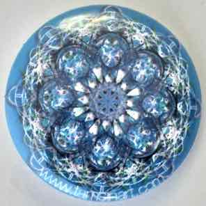 1 INCH BUTTON
CRYSTAL AQUA BLUE 1