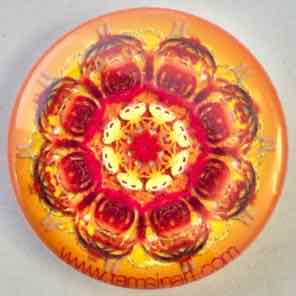 1 INCH BUTTON
TANGERINE 1