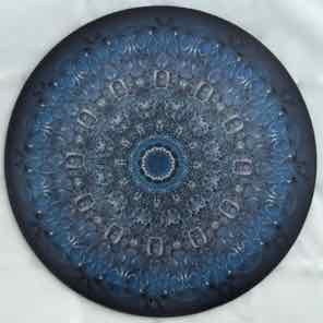 12 INCH ROUND GLASS
TRIVET
MULTI 4 GREY BLUE