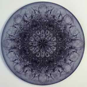 8 INCH ROUND GLASS
TRIVET
SILVER LACE 1