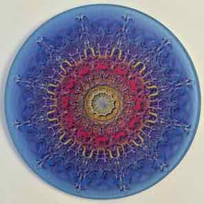 8 INCH ROUND GLASS
TRIVET
MULTI 4 RAINBOW