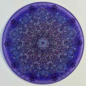 8 INCH ROUND GLASS
TRIVET
PURPLE 1.1
