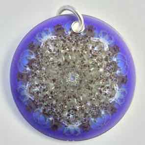 1 INCH METAL CHARM PURPLE 1.1
