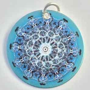 1 INCH METAL CHARM BLUE 2